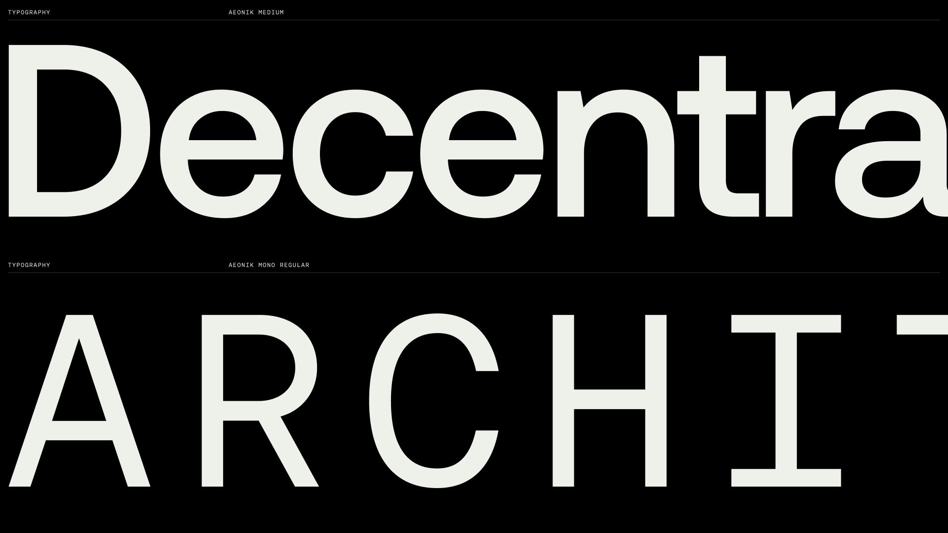 Generate Group typography