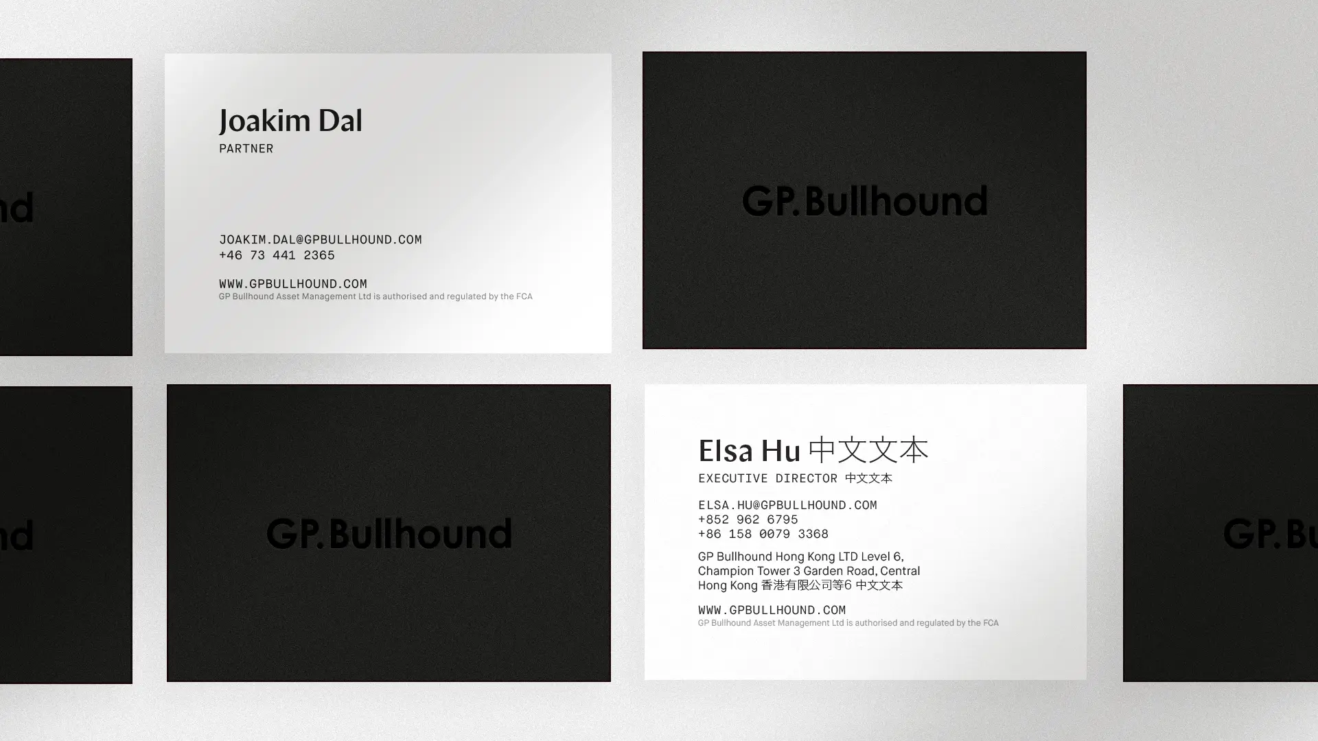 GP Bullhound business cards