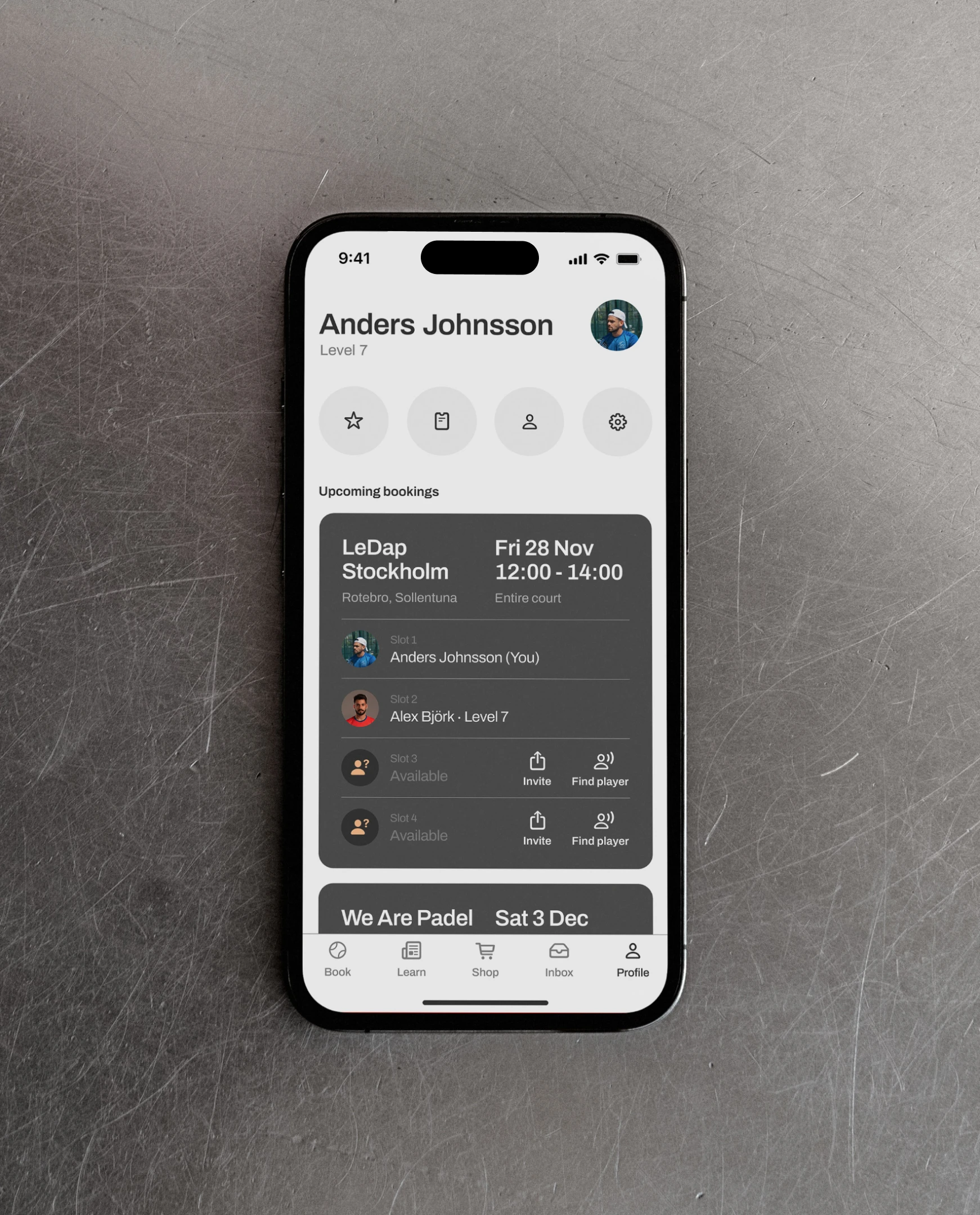 LeDap app interface