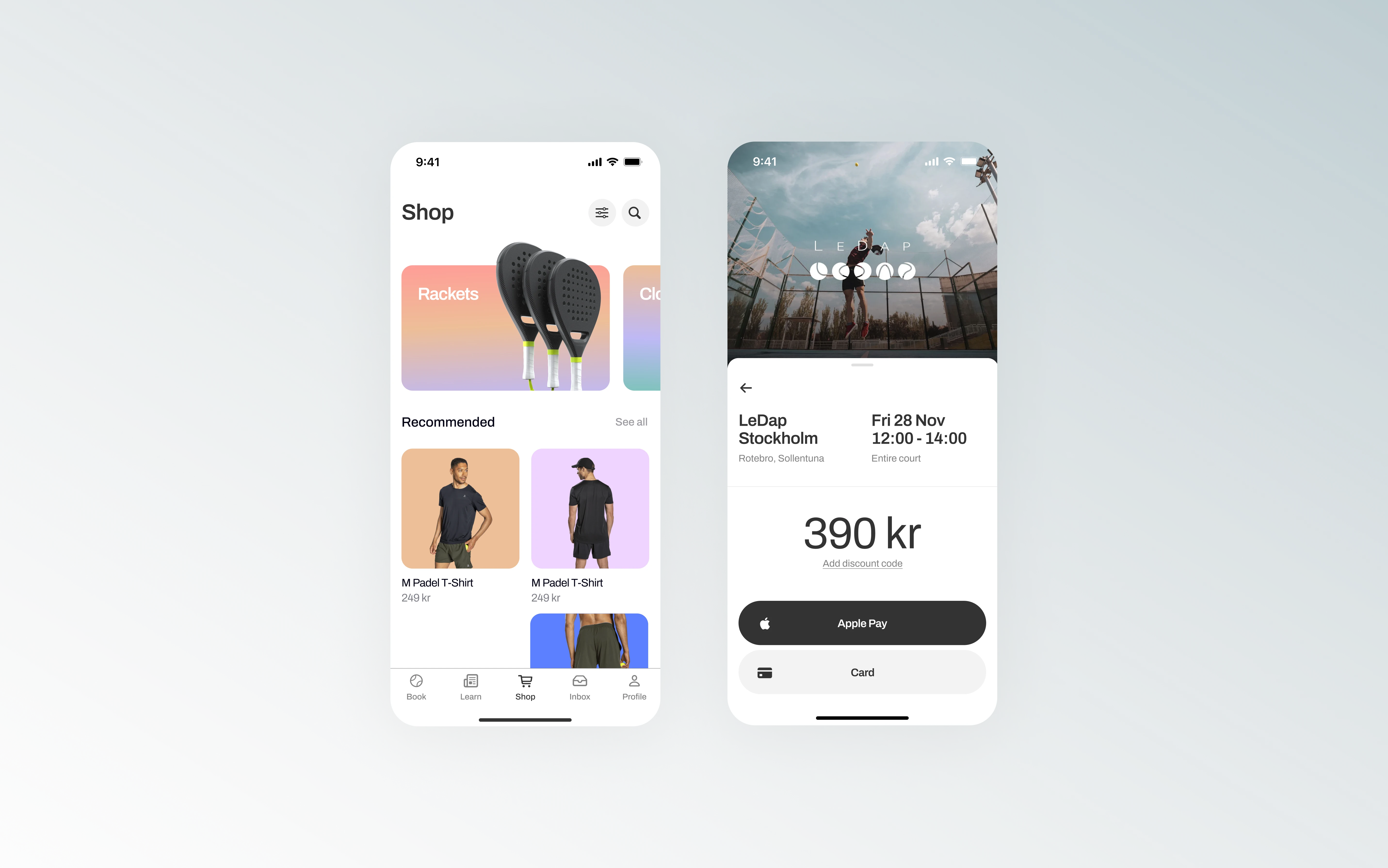 LeDap app interface