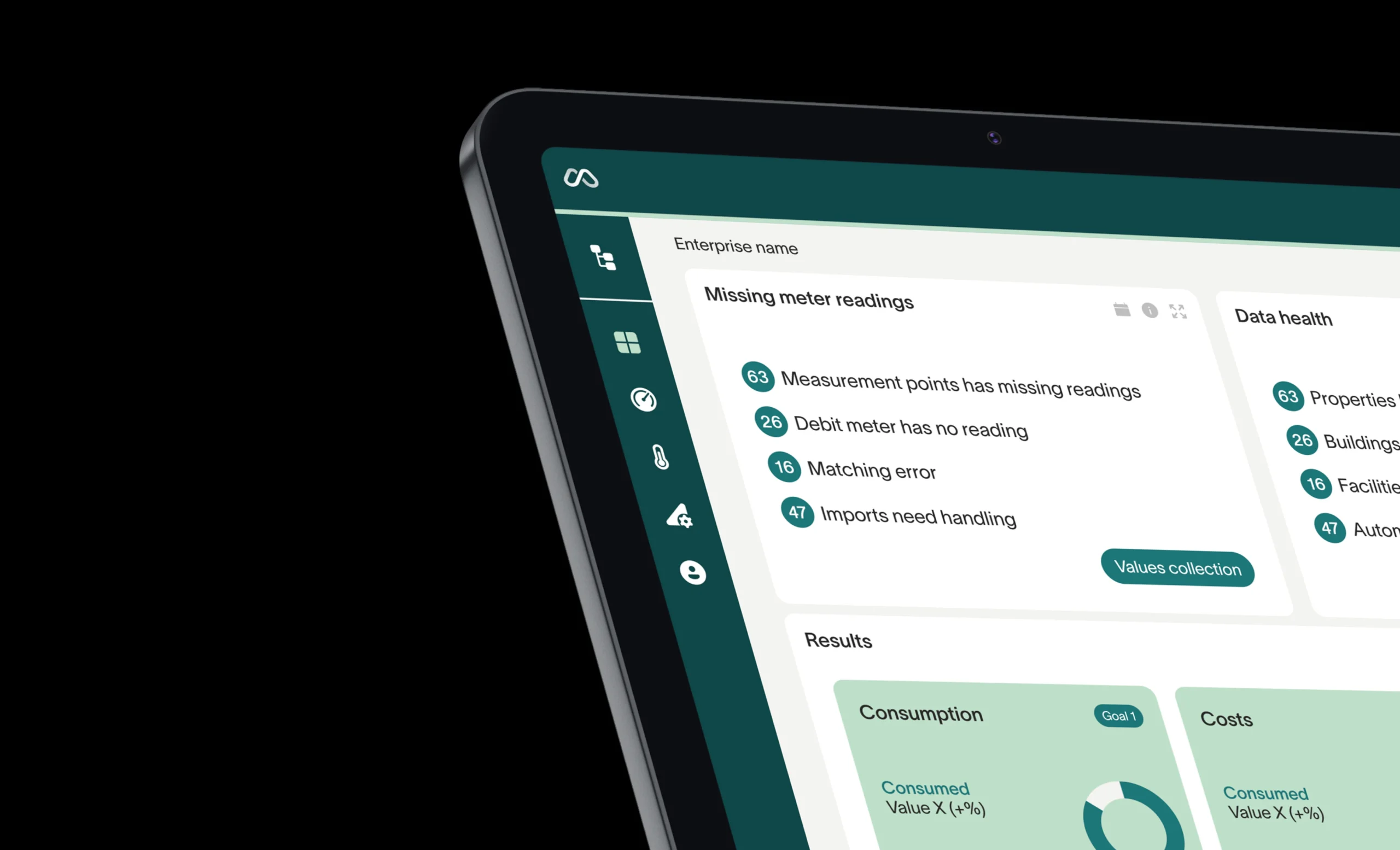 Momentum Energy dashboard