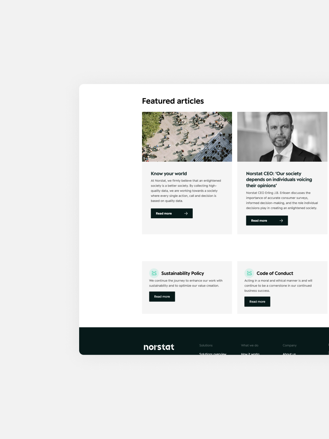 Norstat domain strategy