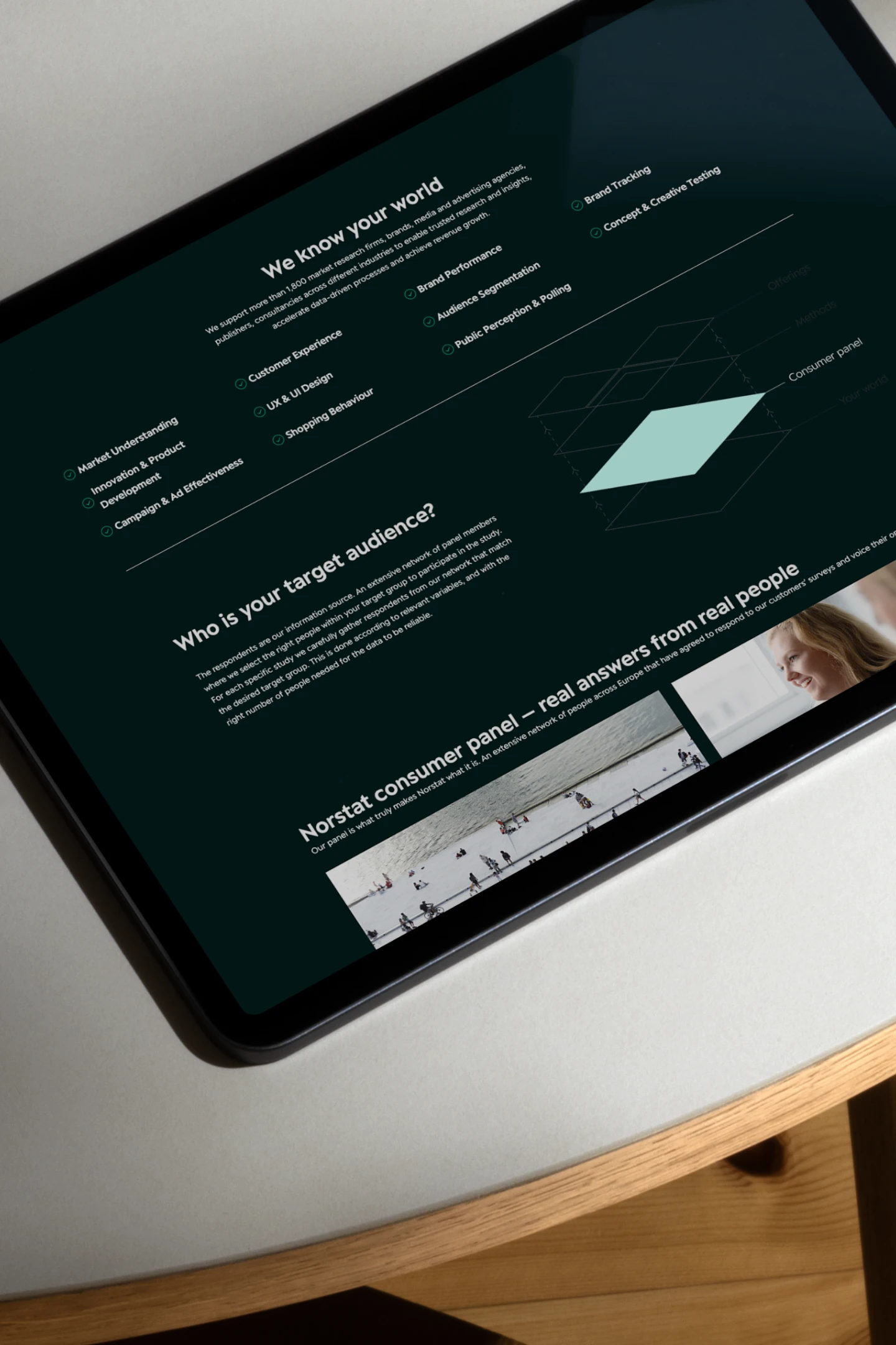 Norstat web design