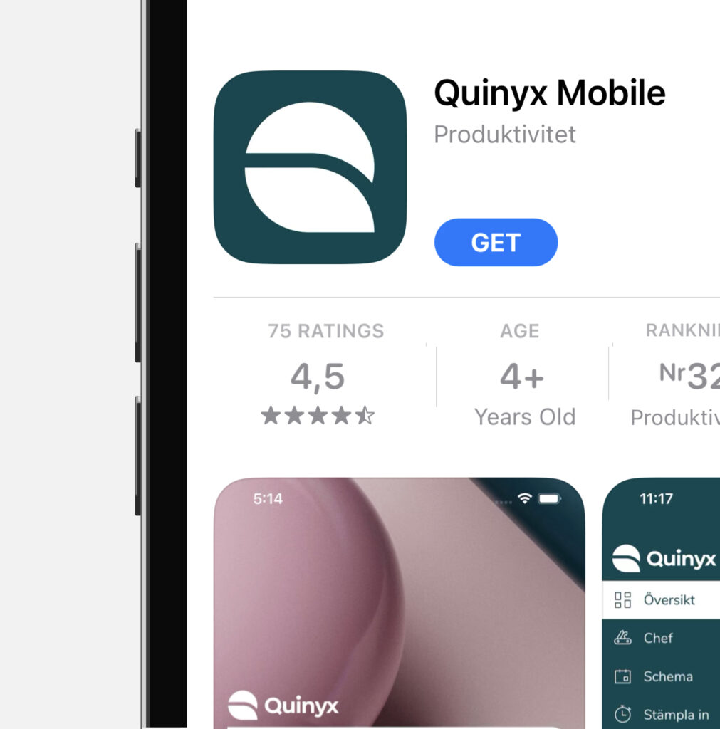 Quinyx logo applications